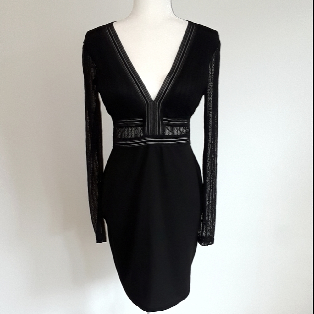 Black long sleeve dress